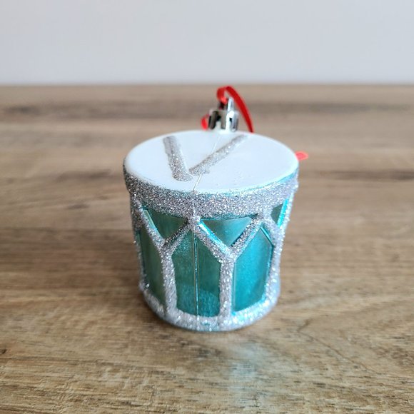 Drum Christmas plastic ornament decoration - Picture 3 of 5